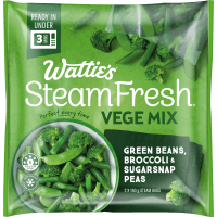 Steam Fresh Green Beans Broccoli & Sugarsnap Peas Vege Mix (320g)