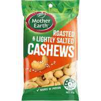 Roasted & Lightly Salted Cashews (50g)