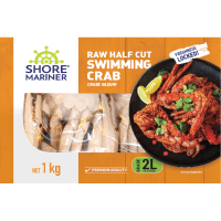 Raw Half Cut Swimmer Crab Grade 2L (1kg)