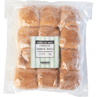 Ready To Bake Ciabatta Dinner Rolls (12pk)