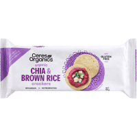 Organic Chia Brown Rice Crackers (115g)
