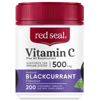 Vitamin C 500mg Plus NZ Blackcurrant Flavour 500mg Chewable Tablets (200pk)