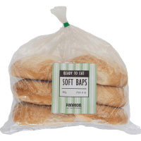 Ready To Eat Soft Baps (6 x 80g)
