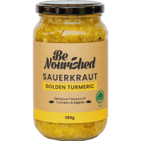 Raw Sauerkraut Organic Golden Turmeric (380g)