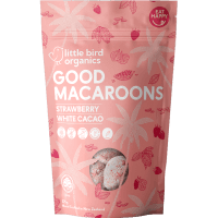 Organic Strawberry White Cacao Good Macaroons (125g)