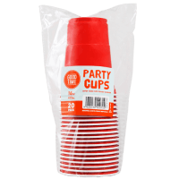 Party Cups Red (20pk)