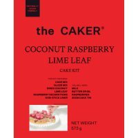 Coconut Raspberry & Lime Leaf Cake Kit (573g)