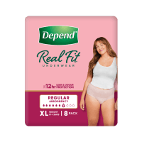Real Fit Incontinence Underwear Women XLarge (8pk)