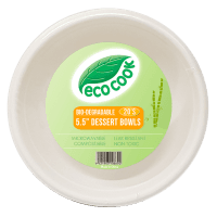 Bio-Degradable 5.5'' Dessert Bowls (20pk)