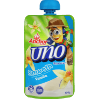 Uno Squeezie Smooth Vanilla Yoghurt (100g)