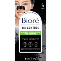 Oil Control Charcoal Deep Cleansing Pore Strips (6pk)