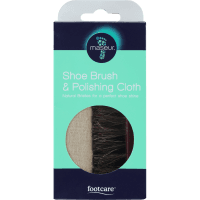 Shoe Brush & Polishing Cloth (1pk)