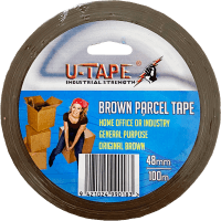 Brown 48mm Parcel Tape (100m)