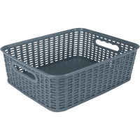 Small Weaved Plastic Basket (ea)