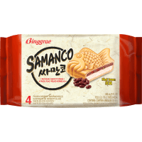 Samanco Red Bean Ice Cream Sandwich (4 x 150ml)
