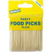 Plain Party Food Picks (100pk)