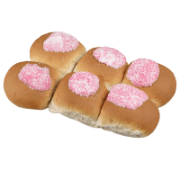 Raspberry Jam Buns (6pk)