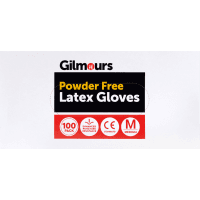 Latex Glove Powder Free Medium (100pk)