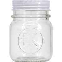 Embossed Screw Top Jar 250ml (1pk)