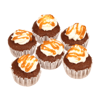Choc Caramel Cupcakes (6pk)