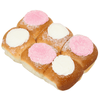 Iced Raspberry Buns (6pk)