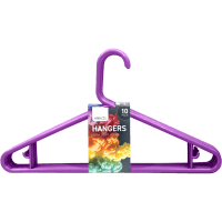 Plastic Assorted Coathangers (10pk)