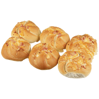 Cheese & Bacon Kaiser Rolls (6pk)