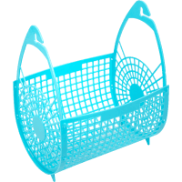 Fold Up Peg Basket Assorted Colours (1pk)