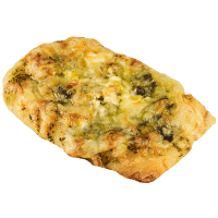 Basil, Garlic & Feta Ciabatta Pizza (1pk)