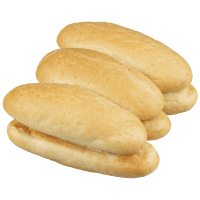 Long Plain White Rolls (6pk)