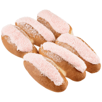 Raspberry Finger Buns (6pk)