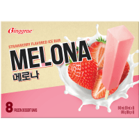 Melona Strawberry Ice Bar (8 x 80ml)