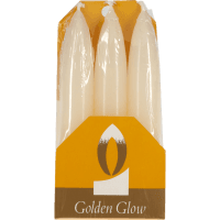 Cream Taper Candles (3pk)