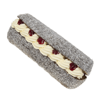 Cream Filled Chocolate Lamington (ea)