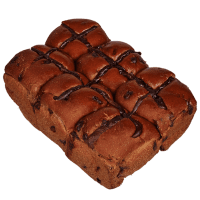 Chocolate Hot Cross Buns (6pk)
