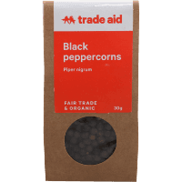 Organic Black Peppercorns (30g)