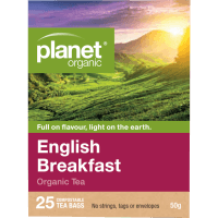 English Breakfast Organic Tea Bags (25pk)