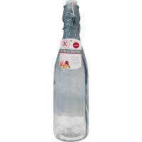 Glass 600ml Bottle Round (1pk)