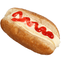 Long Fresh Cream Plain Donut (1pk)