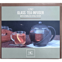 Glass Tea Infuser 1.25L (1pk)