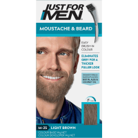 Moustache & Beard Light Brown Brush In Colour Gel (1pk)