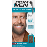 Moustache & Beard Medium Brown Brush In Colour Gel (1pk)