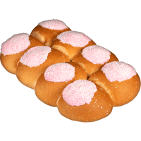 Iced Raspberry Buns (8pk)