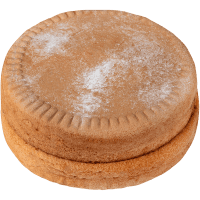 Unfilled Plain Round Sponge (2pk)