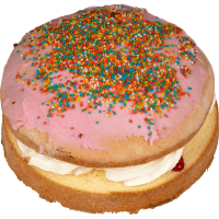 Iced Raspberry Sponge (1pk)