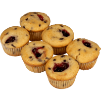 Chocolate Chip & Cherry Muffins (6pk)