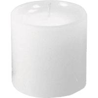 White Pillar Candle (1pk)