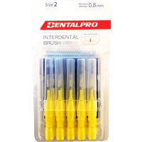 Interdental Size 2 Extra Small Toothbrush (10pk)