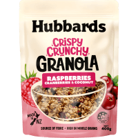 Raspberries Cranberries & Coconut Crispy Crunchy Granola (400g)