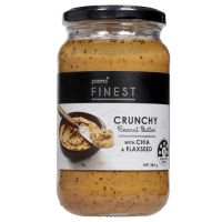 Crunchy Peanut Butter with Chia & Flaxseed (380g)